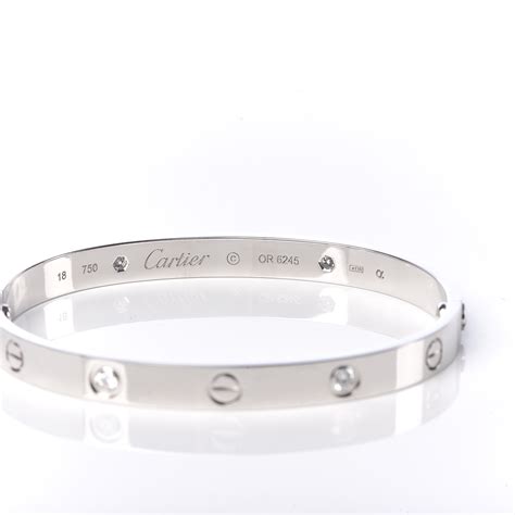 cartier bracley|4 diamond cartier love bracelet.